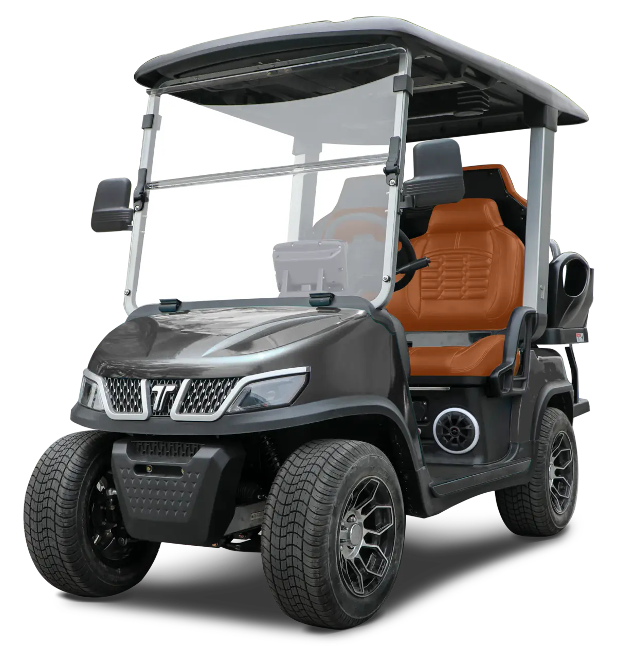 TARA Roadster 2+2 electric golf cart in Black Sapphire