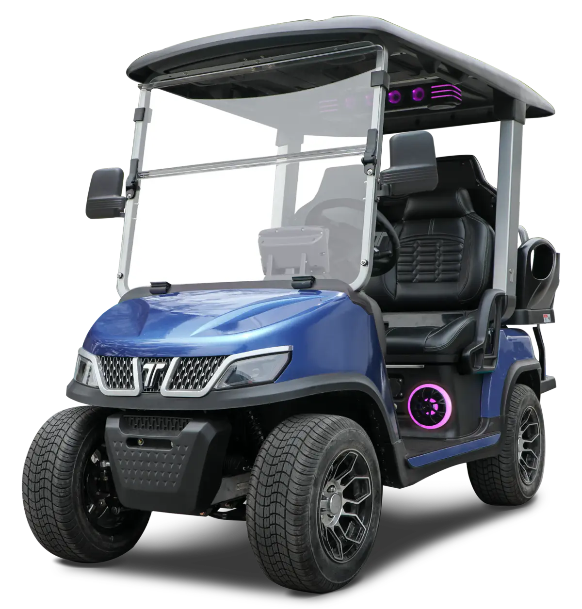 TARA Roadster 2+2 electric golf cart in Mediterranean Blue