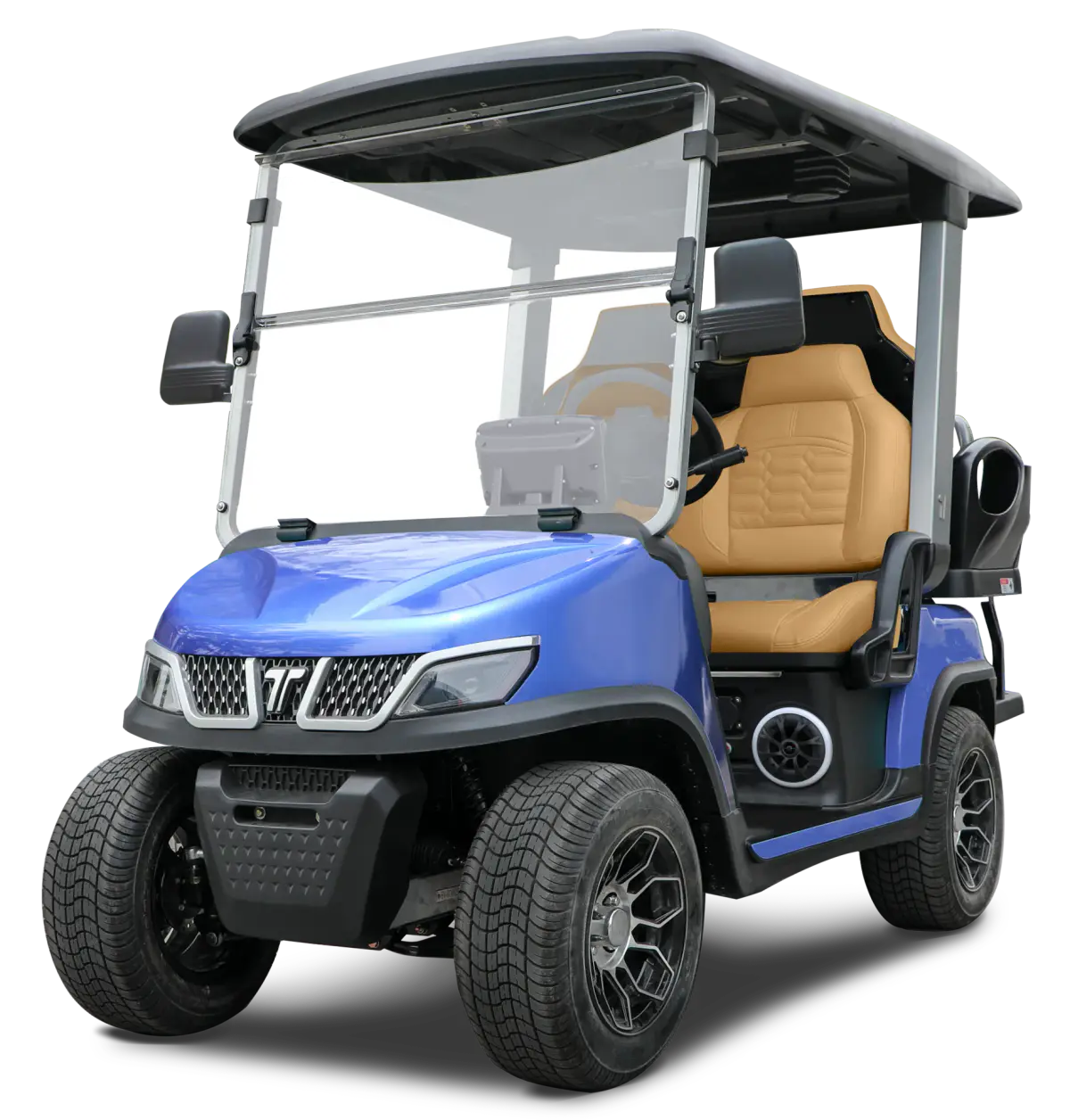 TARA Roadster 2+2 electric golf cart in Portimao Blue