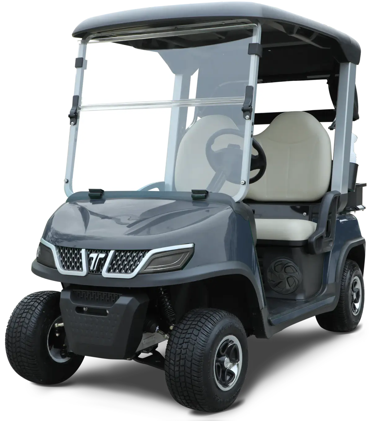 TARA Spirit Pro electric golf cart in Arctic Gray
