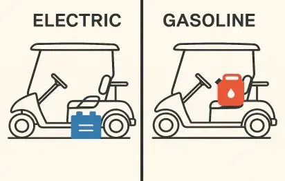 Electric vs. Gasoline Golf Carts: Which Is the Best Choice for Your Golf Course in 2025?