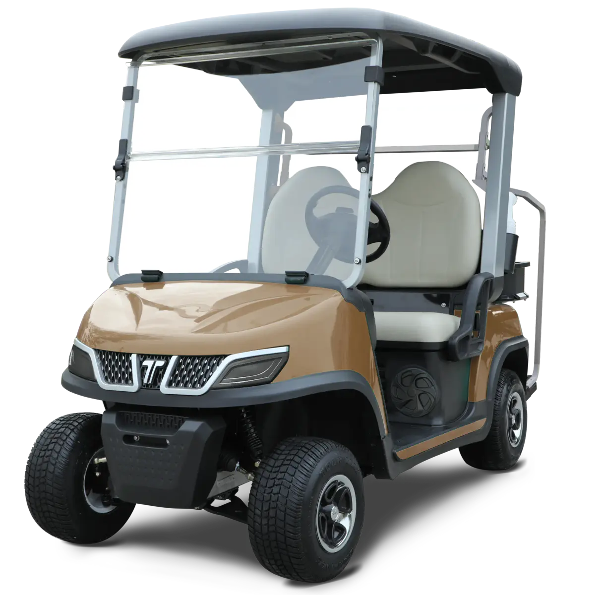 TARA Rambler SE2 electric golf cart in Sandstone