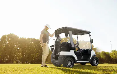 How to properly store a golf cart?