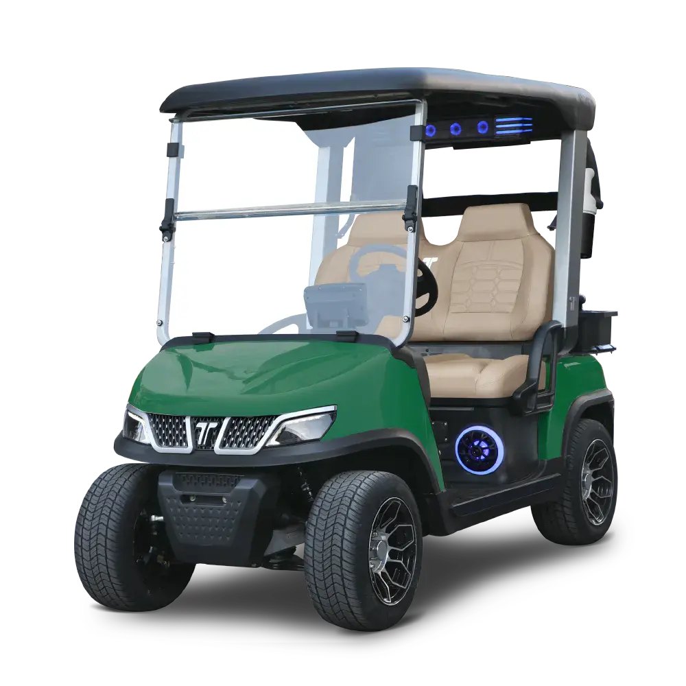 TARA Spirit Plus electric golf cart in Green