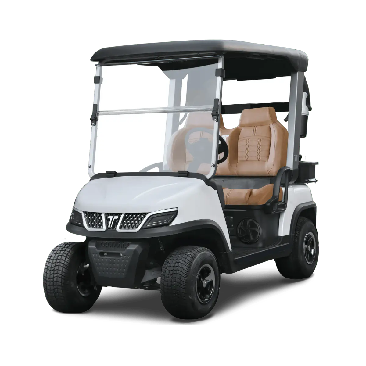 TARA Spirit Pro 2-seater fleet golf cart in Mineral White