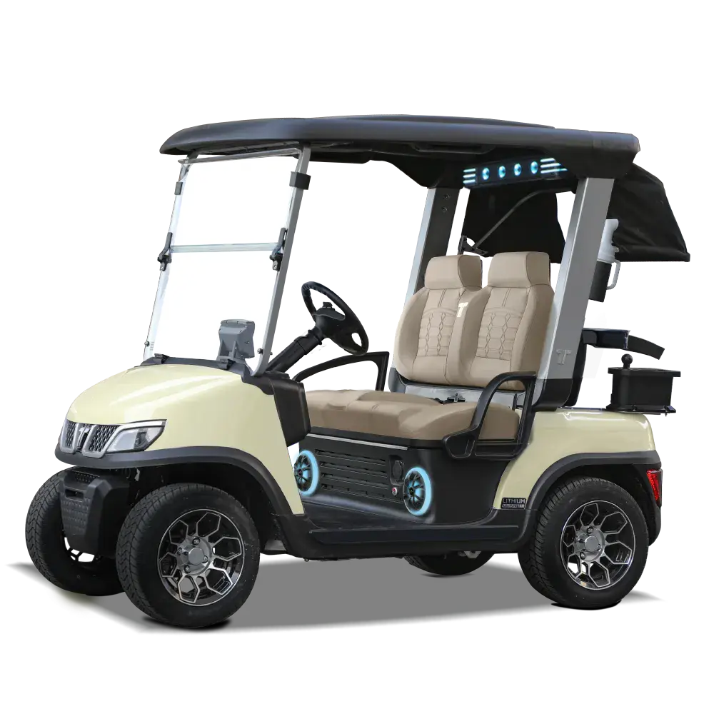 Beige Tara Spirit Plus Golf Cart Combining Elegance and Comfort