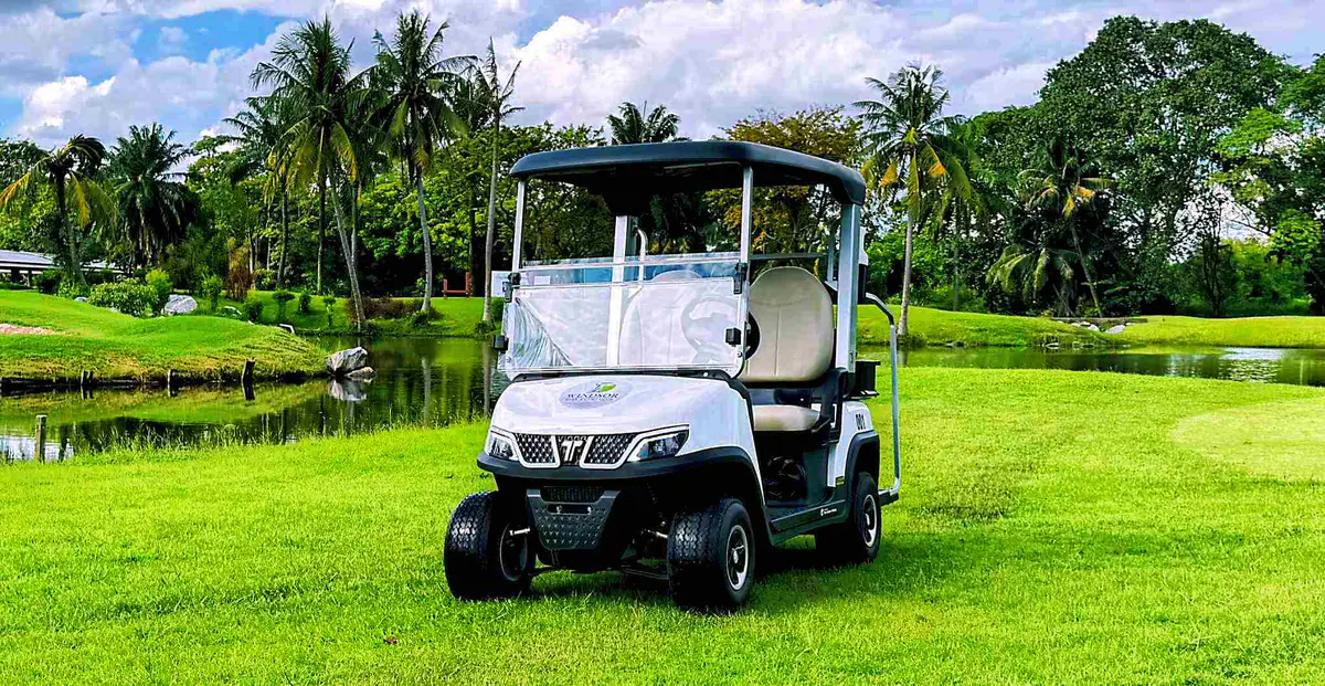 Golf Cart LED Headlights Front View