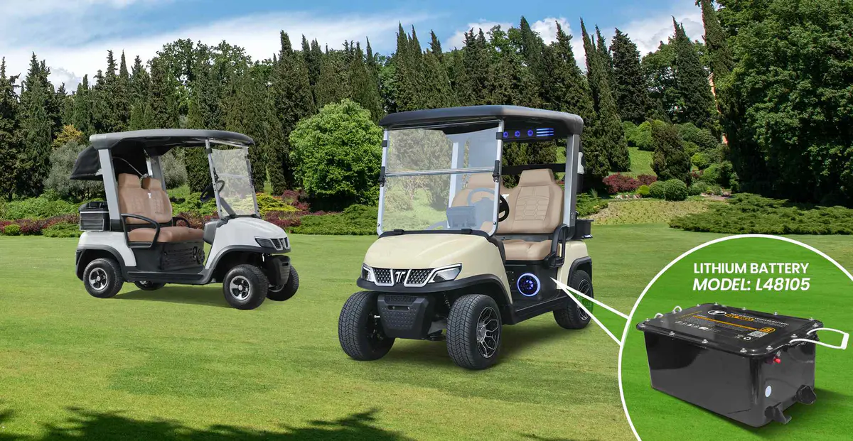 TARA lithium-powered golf cart fleet ready for deployment