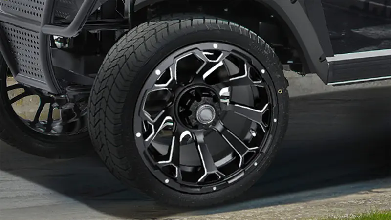 TARA Horizon 4 electric golf cart – Aluminum Wheel 215/55r12" Tire