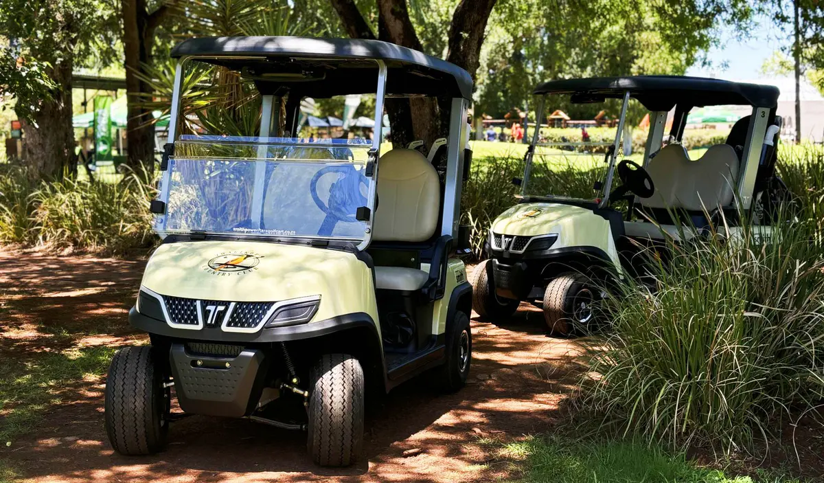 TARA golf cart fleet on course