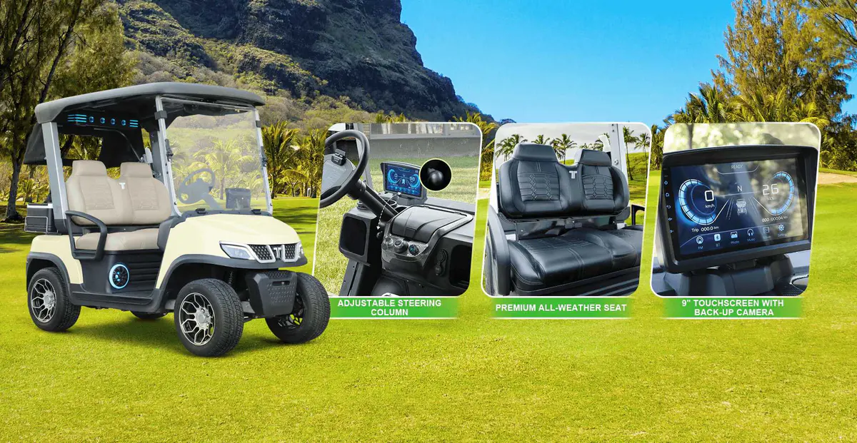 TARA Golf Cart Dealership with Speakers