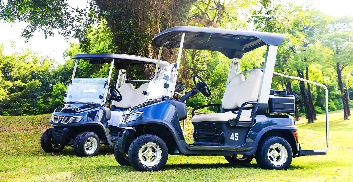 Tara Harmony Golf Cart on Course – Compact & Lightweight
