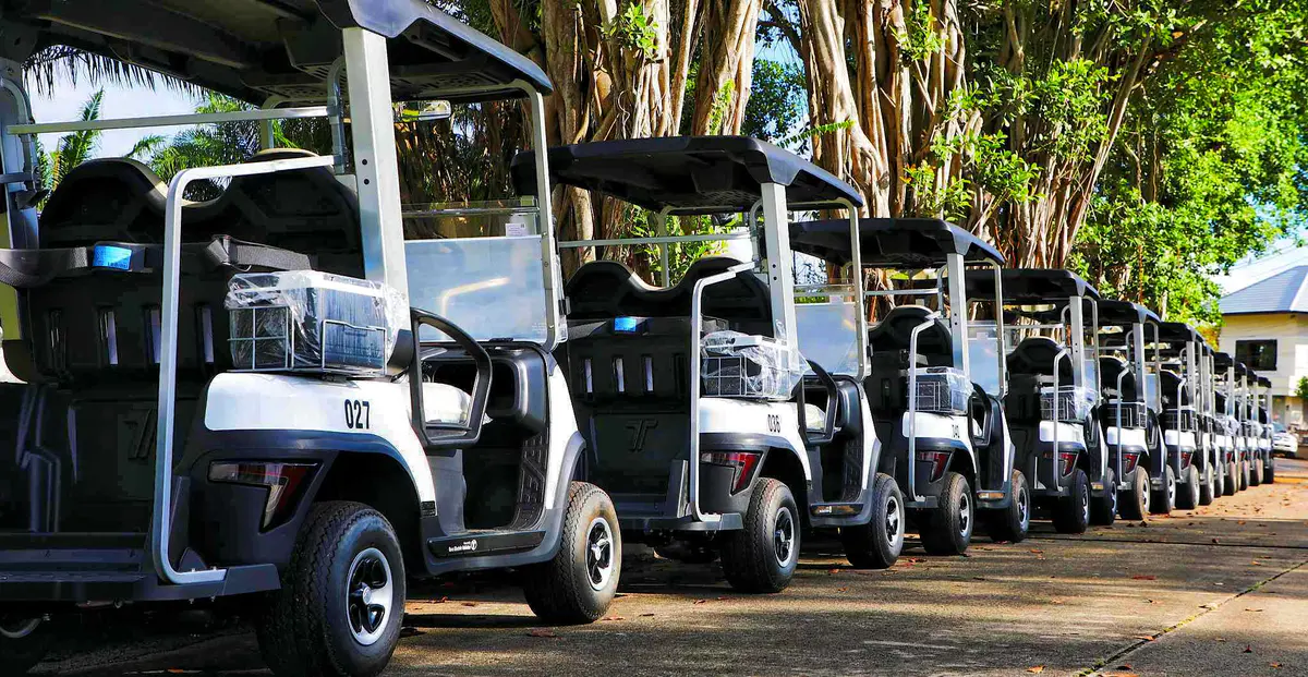 Electric golf buggies golf course TARA