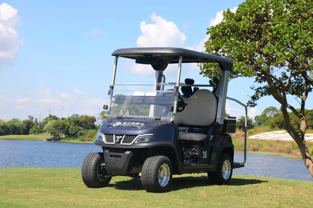 TARA electric golf cart in service at a customer property