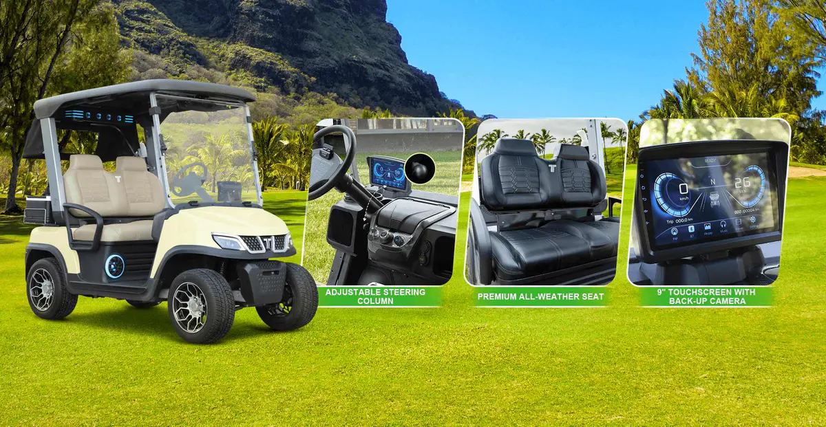 Electric carts for golf course