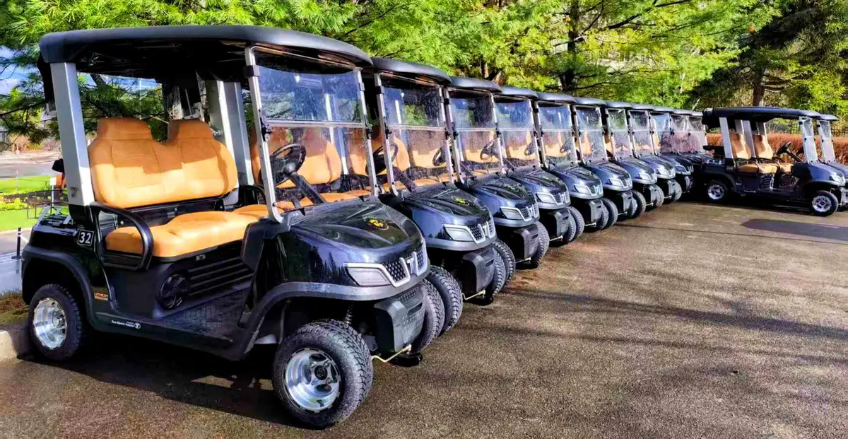 Golf cart GPS tracking