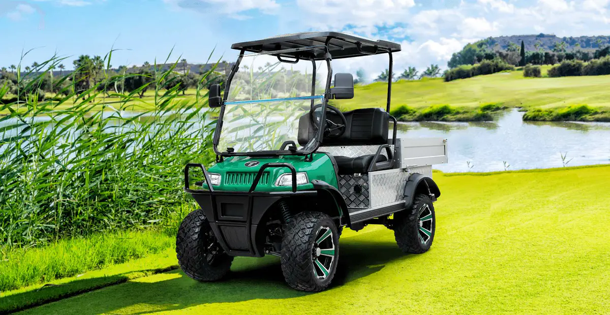 TARA electric utility vehicle working on a farm