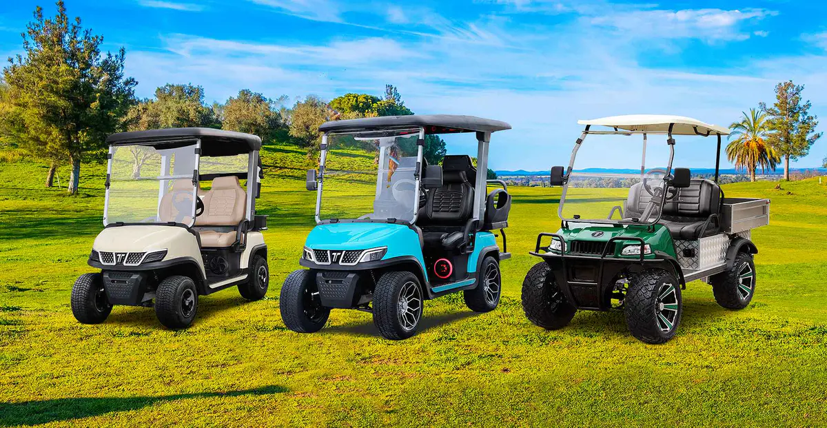 Standard 2-Seater Golf Buggy Dimensions
