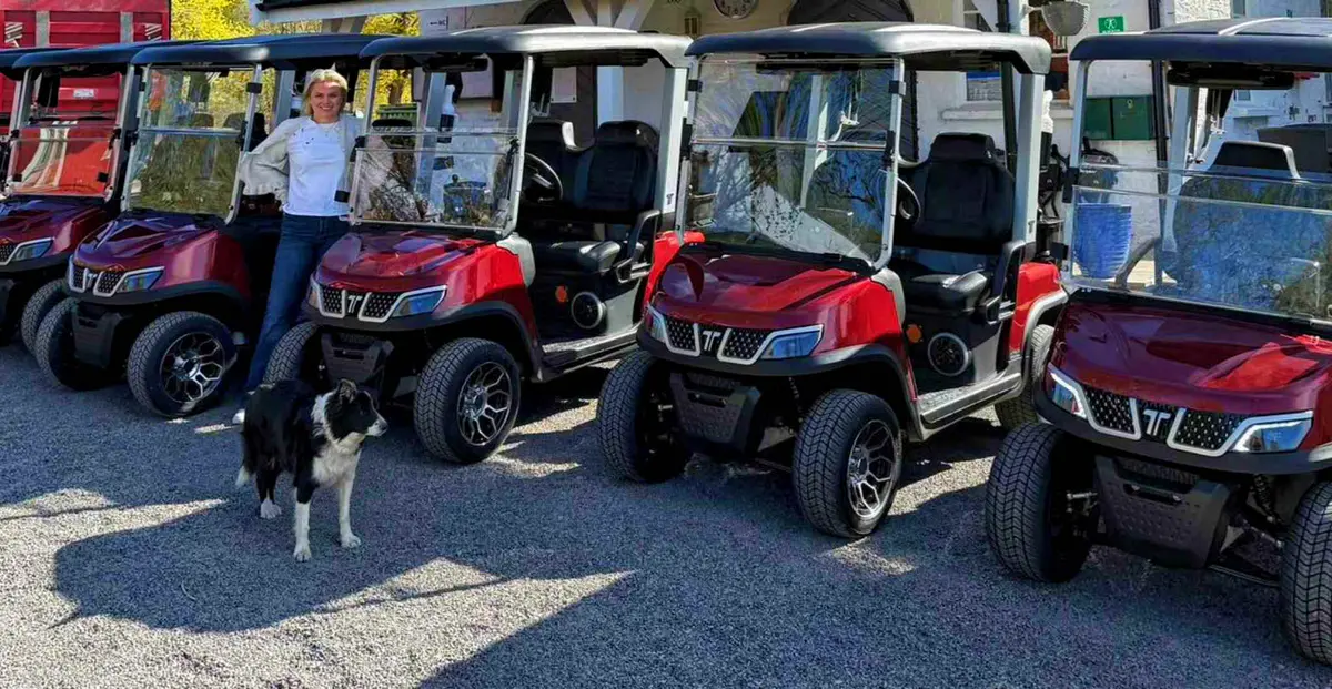 Two passenger golf cart TARA