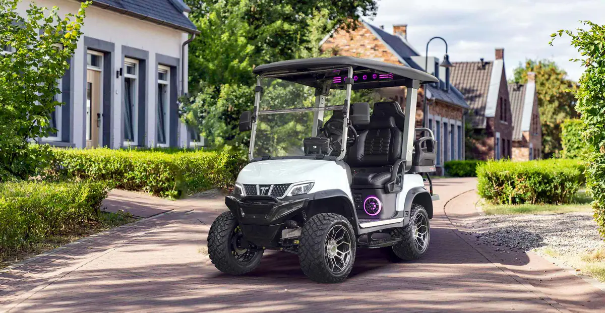 Lifted TARA golf cart community resort