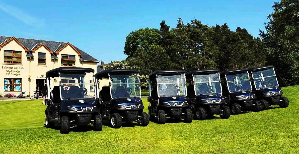 Tara Electric Golf Cart Operating on Golf Course