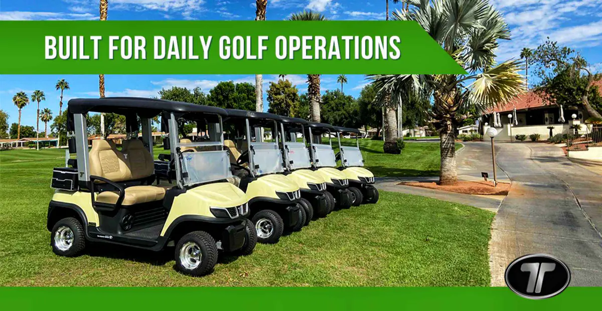 TARA lithium golf buggy GPS fleet