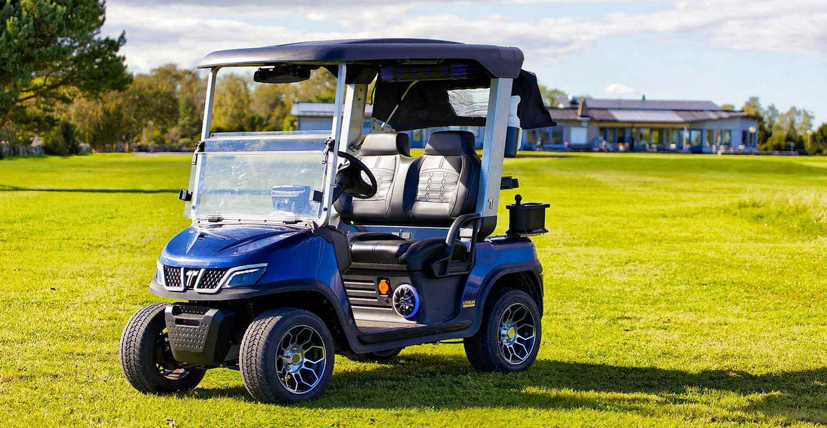 Golf cart fans for fleets