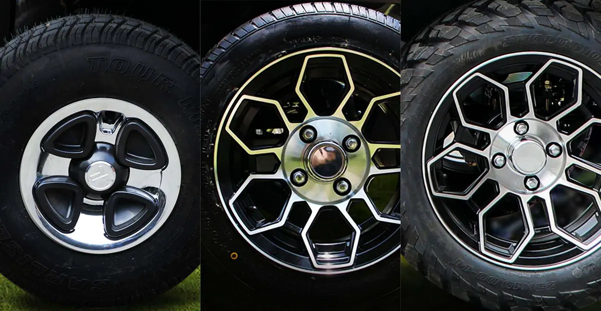 Golf cart wheel types TARA