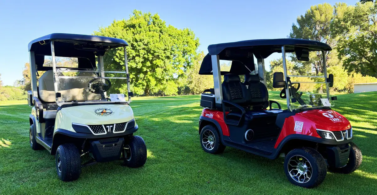 Quiet Eco-Friendly Golf Cart Tara on the Course