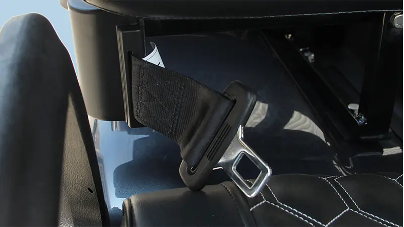 TARA Horizon 4 electric golf cart – Seat Belts