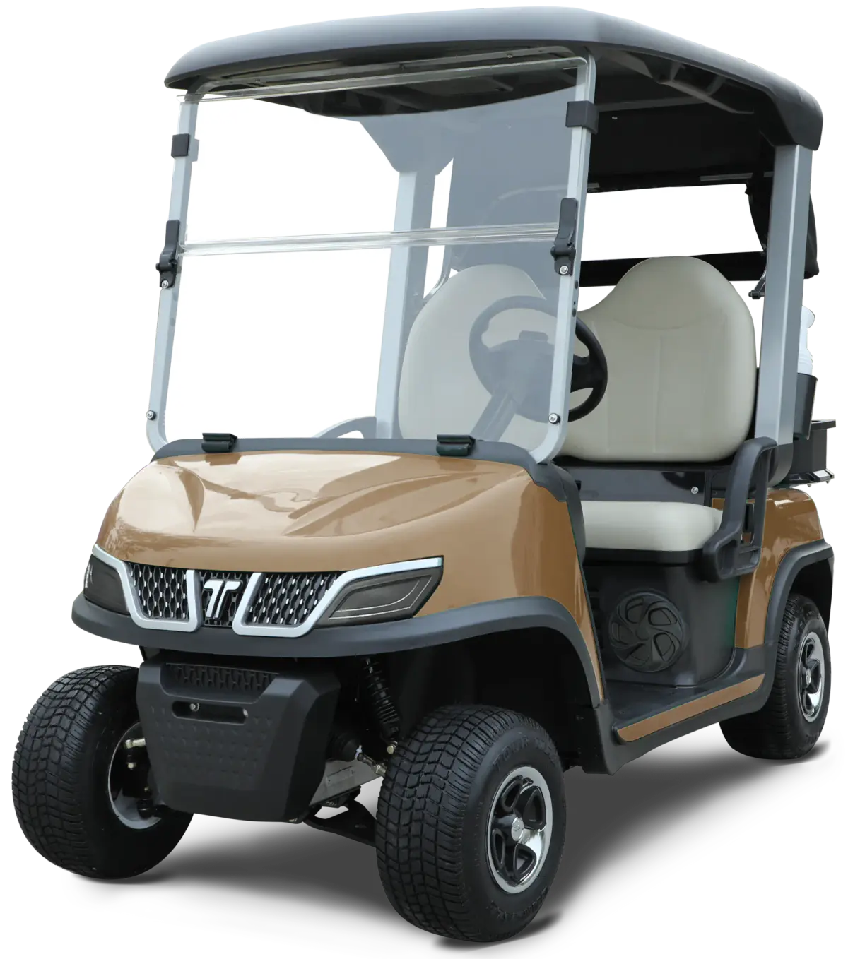 TARA Rambler 2 electric golf cart in Sandstone