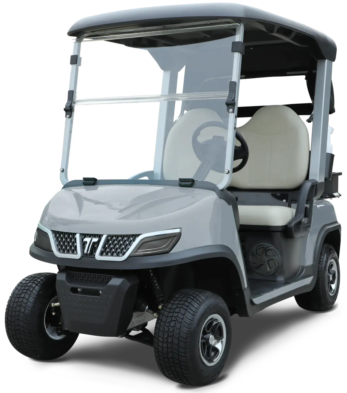 TARA Rambler 2 electric golf cart in Silver