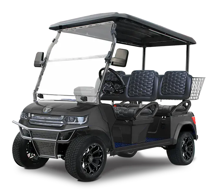 TARA Horizon 4 electric golf cart in Arctic Gray