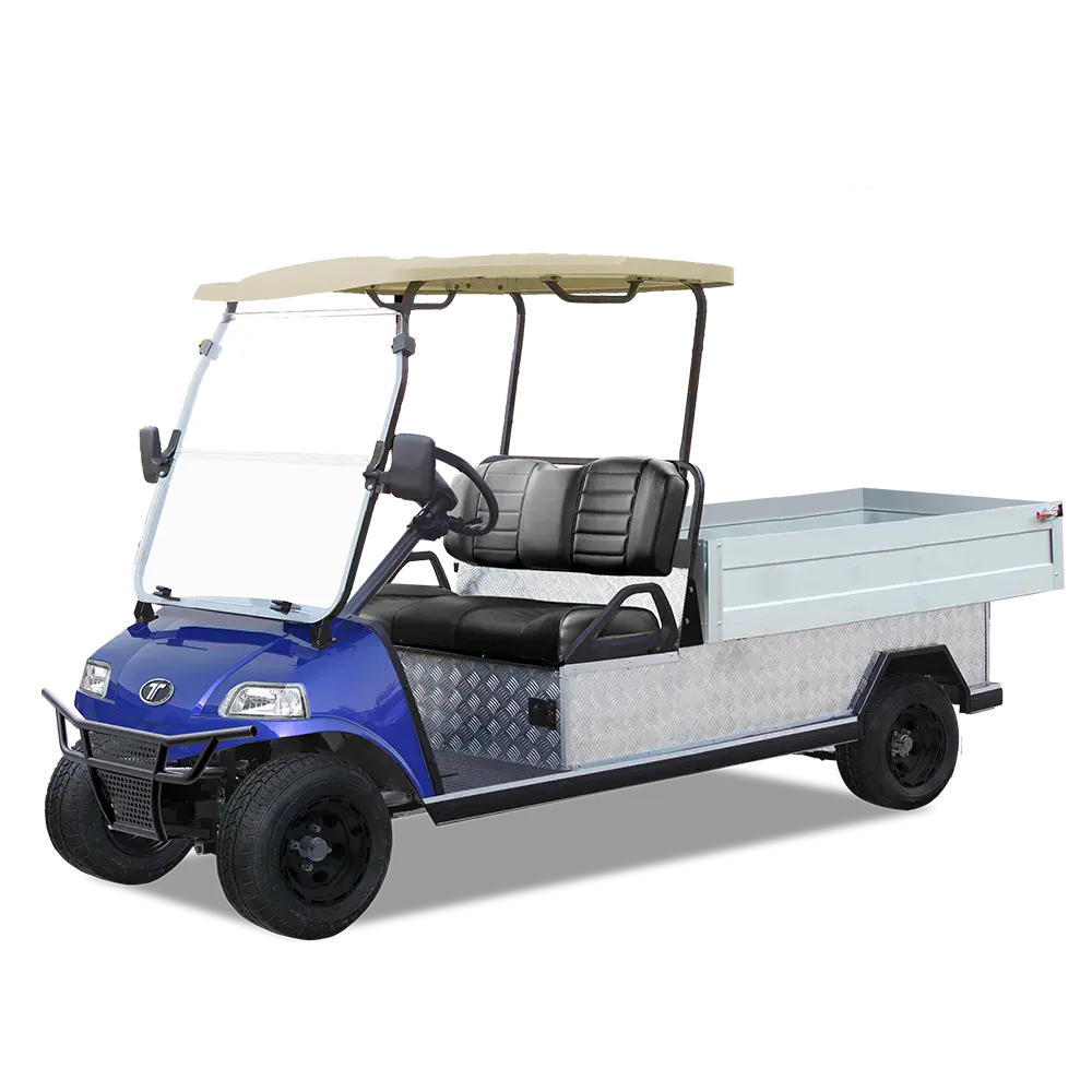 TARA Turfman 1000 electric utility vehicle in Portimao Blue
