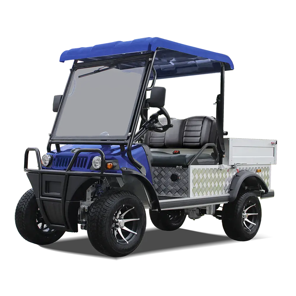 TARA Turfman 700 EEC electric utility vehicle in Portimao Blue